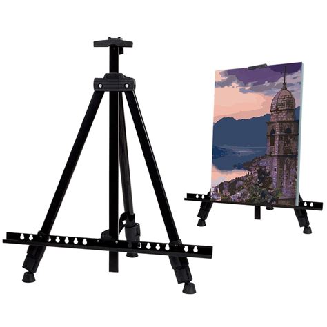 picture easel tabletop|adjustable tabletop artist easel.